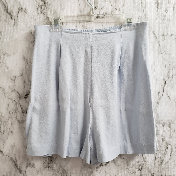Hugo Buscati Collection Ice Blue Shorts Women's Size 10 - Picture 1 of 10